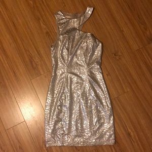 Guess Gold Cutout Dress